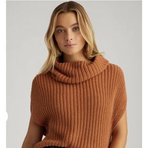 Cozy Brown Knit Sweater